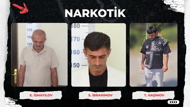 Oğuzda narkotiklərin dövriyyəsi ilə məşğul olan şəxslər saxlanıldı