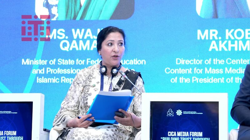 Vəciha Qamar: Media fərqli fikirlərdə vəhdət formalaşdırır