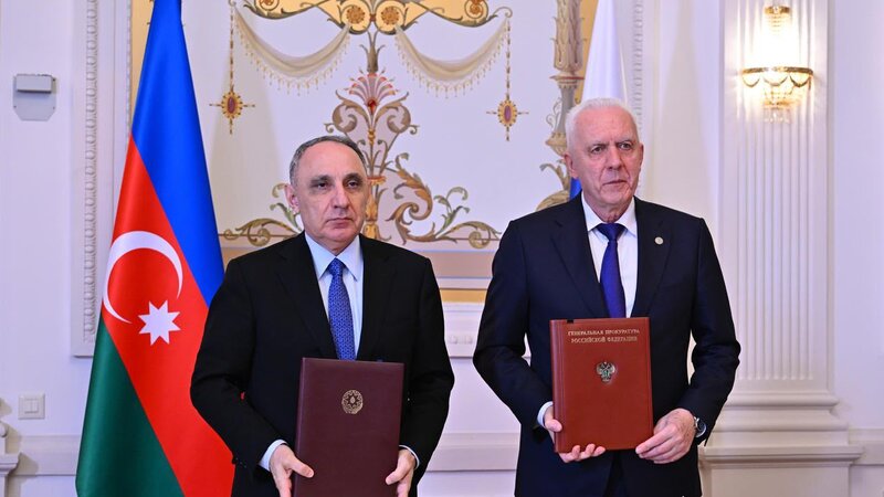 Kamran Əliyev Rusiya Baş prokuroru ilə əməkdaşlıq perspektivlərini müzakirə edib