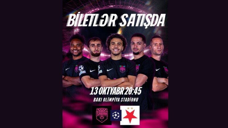 ÇL: “Sabah” - “Slaviya” matçının biletləri satışa çıxarıldı