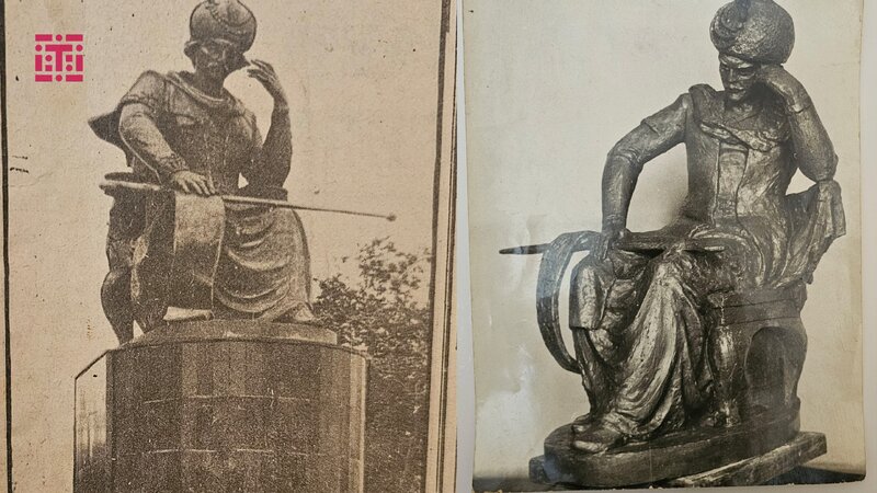 Şah İsmayıl Xətainin Bakıda qoyulmuş heykəlinin eskizləri - FOTO 