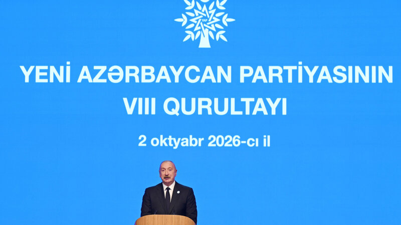 Prezident: Yeni Azərbaycan Partiyası Cənubi Qafqazın ən böyük siyasi qüvvəsidir