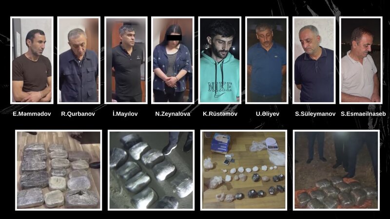 Azərbaycanda 68 kiloqram narkotik dövriyyədən çıxarıldı - VİDEO