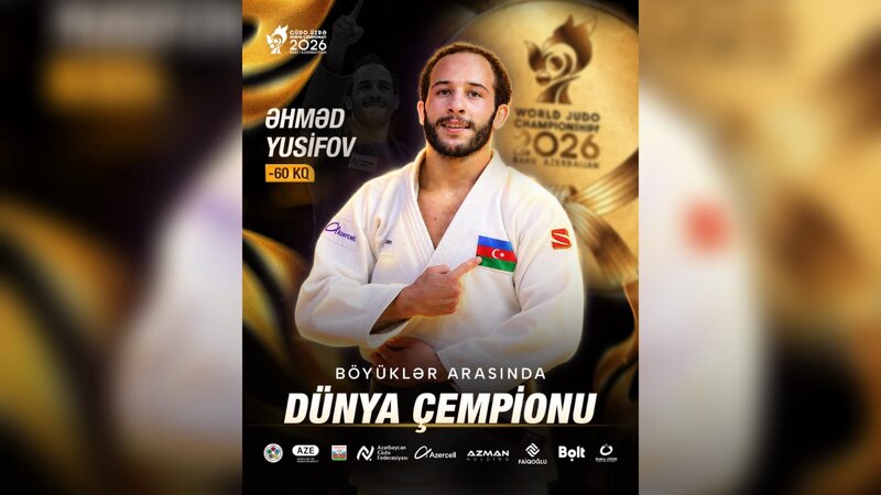 Əhməd Yusifov dünya çempionu oldu