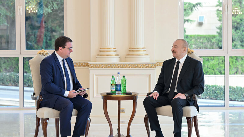 İlham Əliyev Avstriyanın Azərbaycana yeni təyin olunmuş səfirini qəbul etdi