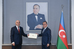 Ceyhun Bayramov Gürcüstanın yeni səfiri ilə görüşdü