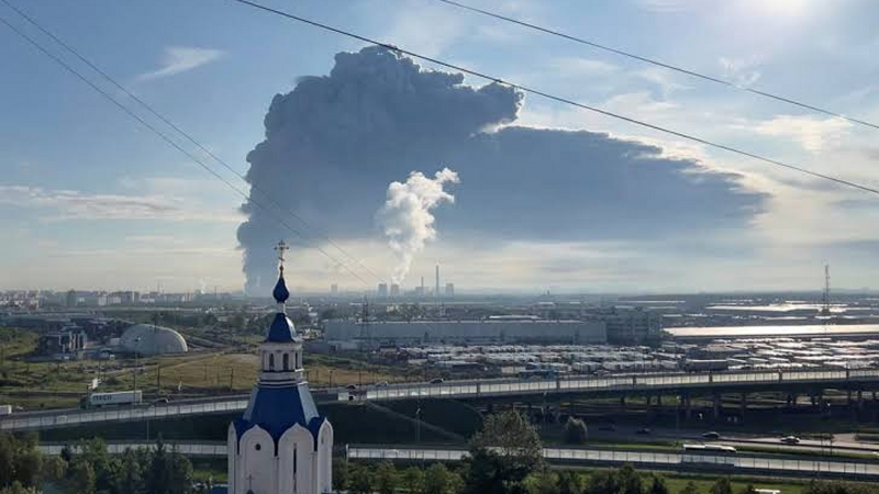 Volqoqrad neft emalı zavodu dron hücumundan sonra fəaliyyətini tamamilə dayandırdı