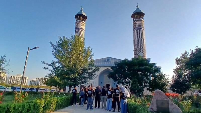 Beynəlxalq səyahətçilər Ağdamda oldular - YENİLƏNDİ - FOTO