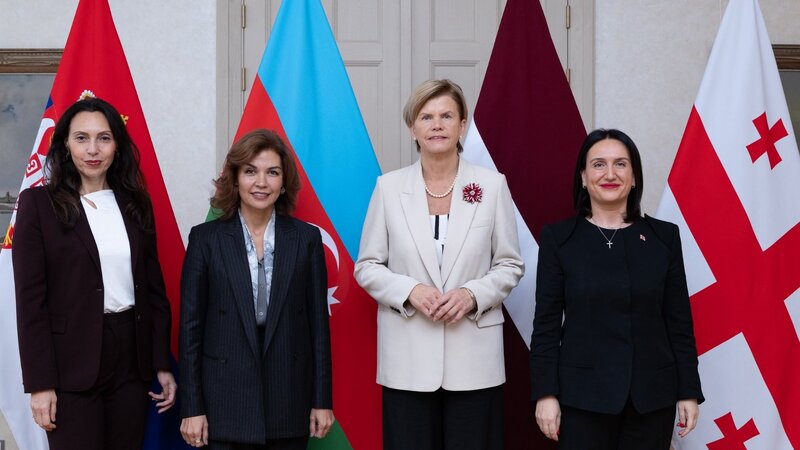 Nərminə Mustafayeva Latviya XİN rəhbəri ilə görüşdü