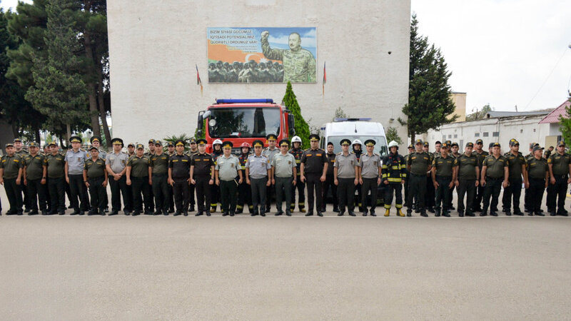FHN Ədliyyə Nazirliyinin Penitensiar xidmətinin Mühafizə alayında təlim keçirdi -
