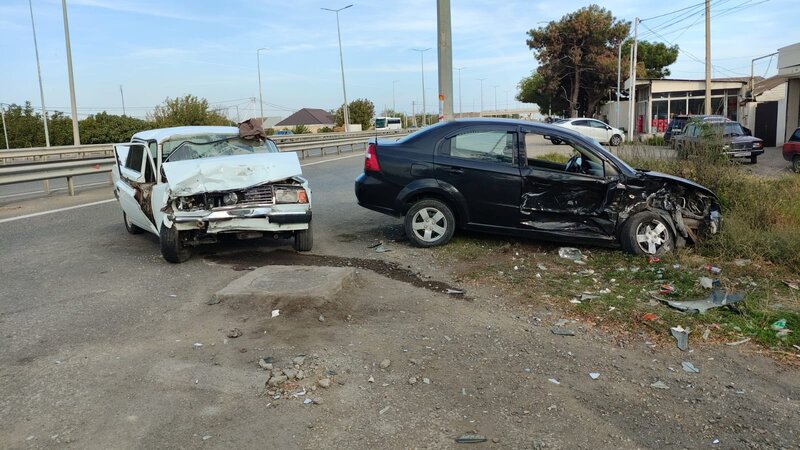 Goranboyda yol qəzası baş verib, 5 nəfər xəsarət alıb -
