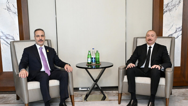 İlham Əliyev Hakan Fidanı qəbul etdi -