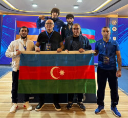 Azərbaycan ağırlıqqaldıranı Avropada üç bürünc medal qazandı