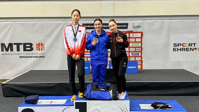 Azərbaycan gimnastı Dünya Kubokunda qızıl medal qazandı
