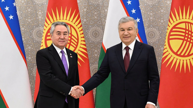 Mirziyoyev Səmərqənddə Qırğızıstan xarici işlər naziri ilə görüşüb