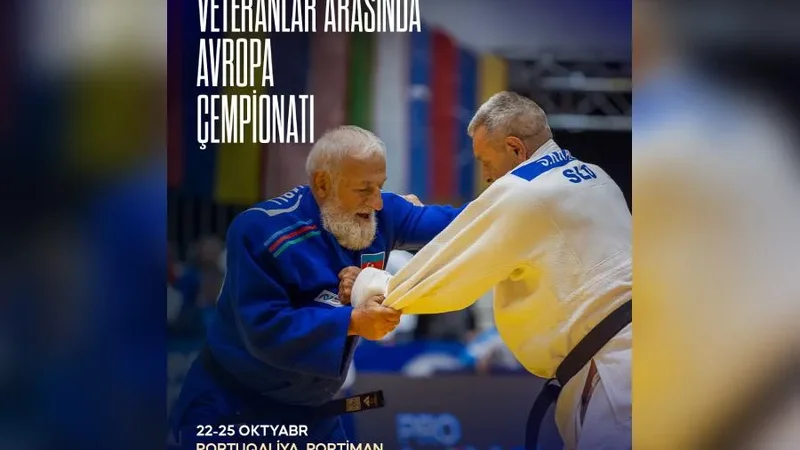 Veteran cüdoçularımız Avropa çempionatında yarışacaqlar