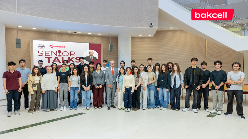 Bakcell-in baş icraçı direktoru ADA Universitetinin tələbələri ilə görüşüb