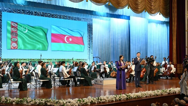 Aşqabadda Dövlət Simfonik Orkestrinin konserti oldu -