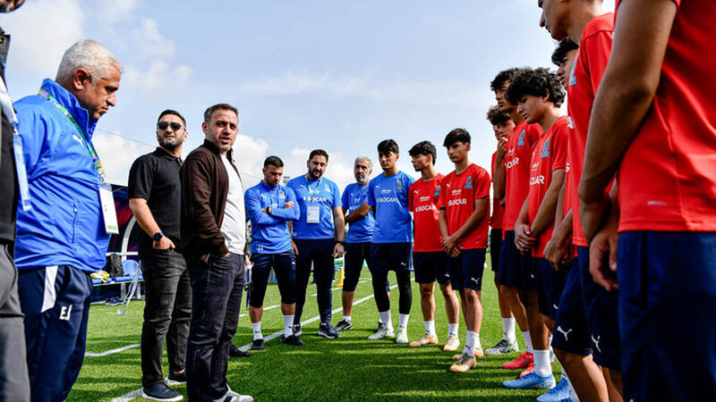 Azərbaycanın U-16 millisi Hövsan Yarış Kompleksində ilk məşqinə çıxdı