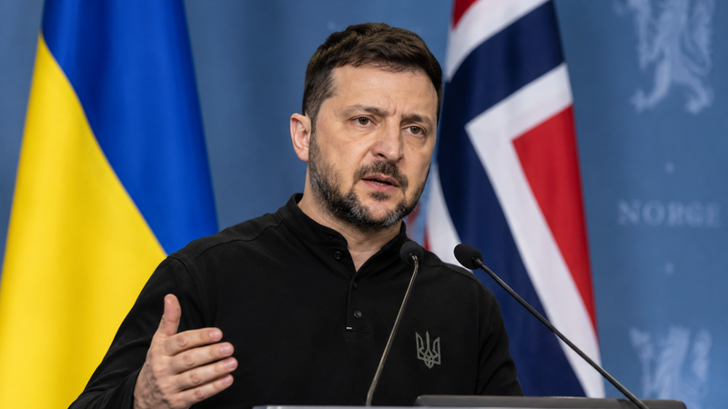 Zelenski Norveçdən daha 3,5 milyard avro istəyib