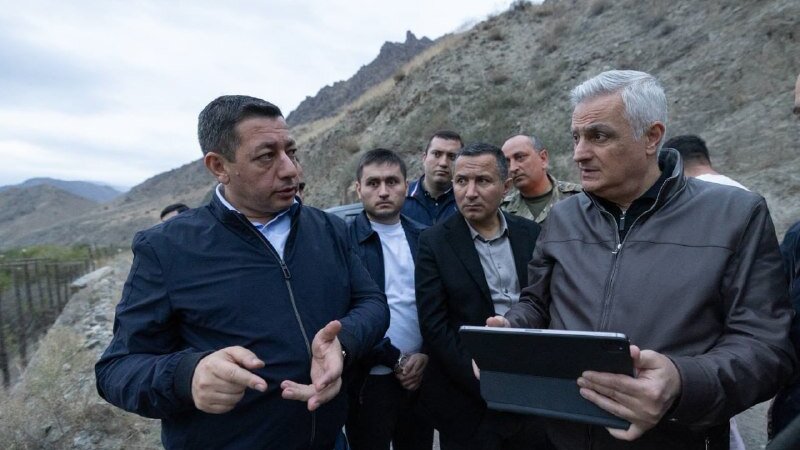 Ermənistan rəsmiləri TRIPP-in tikintisi ilə əlaqədar Sünikədir - FOTO 