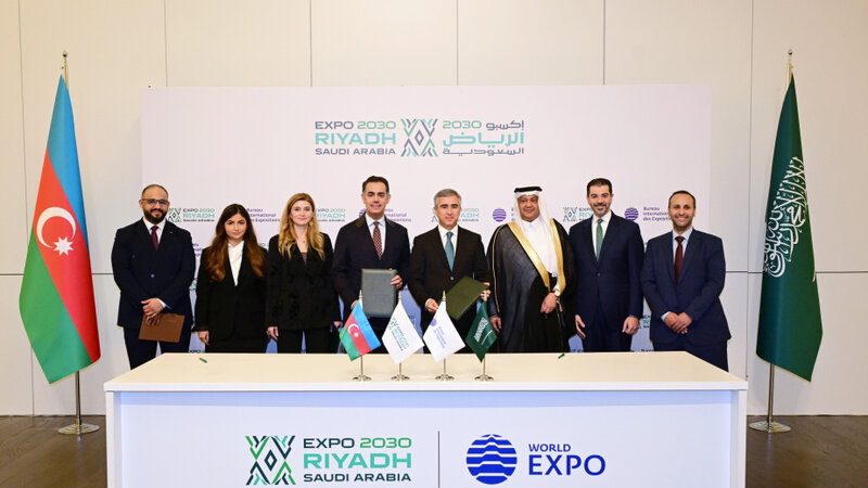 Azərbaycanın “EXPO 2030 Ər-Riyad” sərgisində iştirakına dair müqavilə imzalanıb