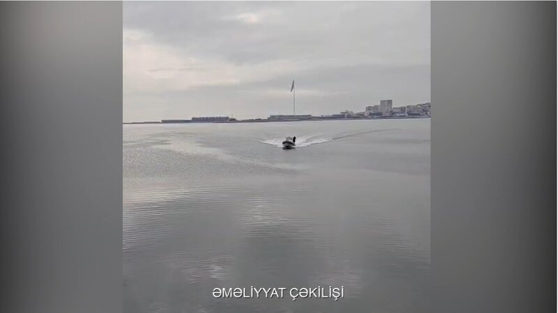 Bulvarda dənizdə batma təhlükəsində olan şəxs xilas edildi -