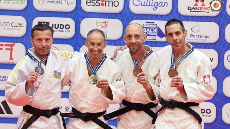 Azərbaycanın veteran cüdoçuları Avropa çempionatında daha 2 medal qazandılar