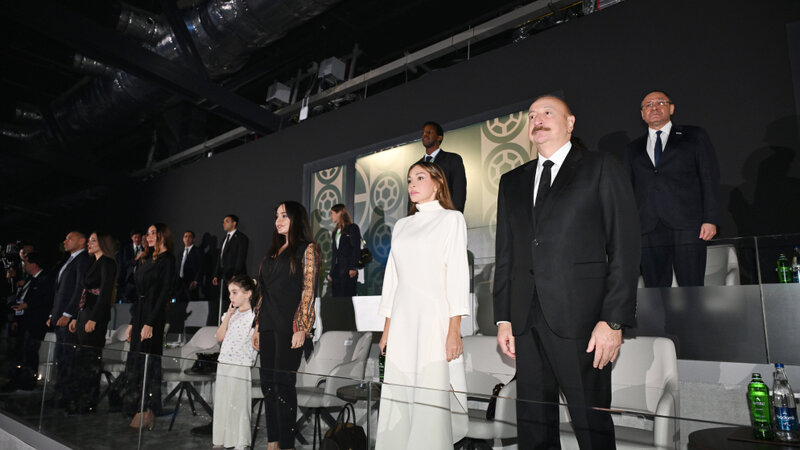 Prezident İlham Əliyev FIFA U-15 dünya çempionatının və festivalının açılış mərasimini izlədi -
