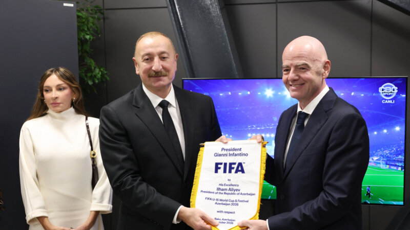 Canni İnfantino U-15 dünya çempionatının təşkilinə görə Prezident İlham Əliyevə təşəkkür etdi