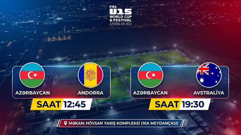 Azərbaycanın U-15 millisi bu gün növbəti oyunlarına çıxır
