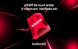 Bakcell eSIM ilə eyni anda iki nömrədən istifadə edin