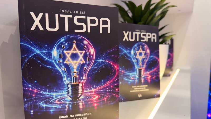 İsrail səfirliyi Bakı Beynəlxalq Kitab Sərgisində “Xutspa” kitabının yeni nəşrini təqdim etdi