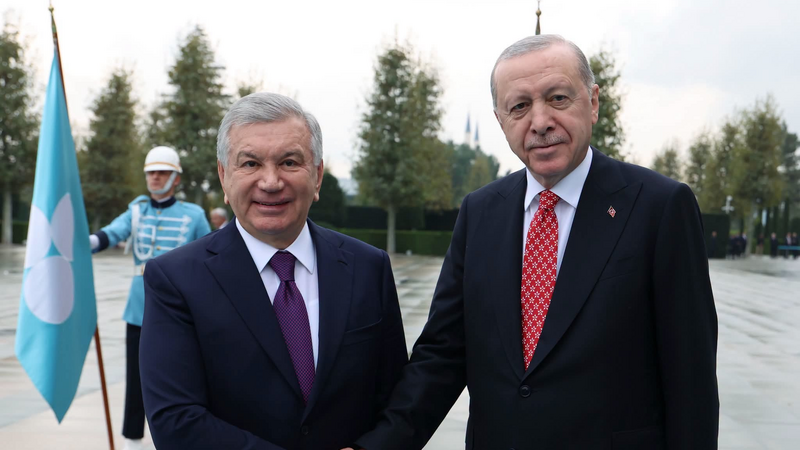 Ərdoğan Ankarada Özbəkistan Prezidenti ilə görüşdü