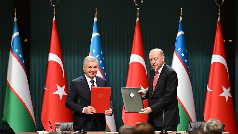 Türkiyə və Özbəkistan arasında üç sahədə sazişlər imzalandı