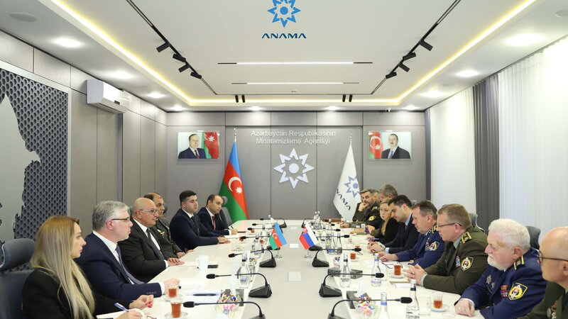 Slovakiyanın Baş Qərargah rəisi ilə ANAMA-da görüş keçirildi