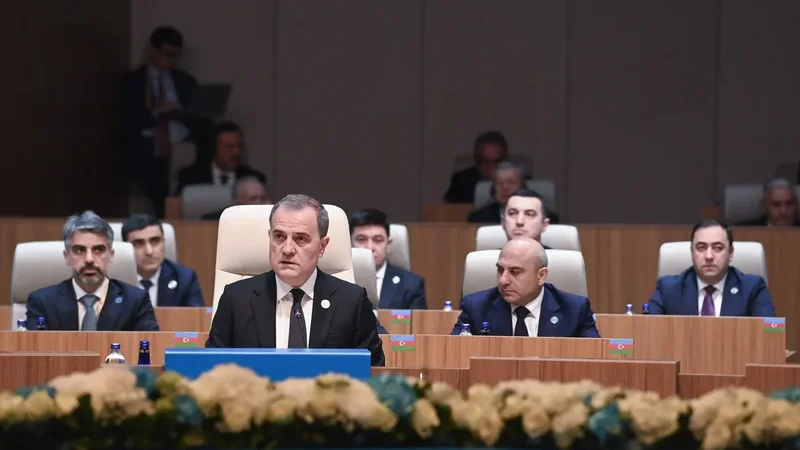 Ceyhun Bayramov TDT-nin Zirvə görüşündə Zəngəzur dəhlizinin reallaşdırılmasının əhəmiyyətindən danışdı