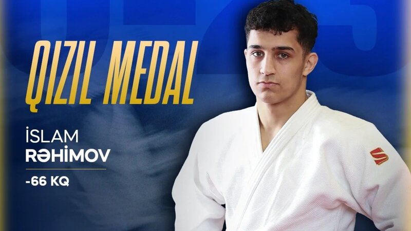 Azərbaycan cüdoçusu İslam Rəhimov İtaliyada Avropa çempionu oldu