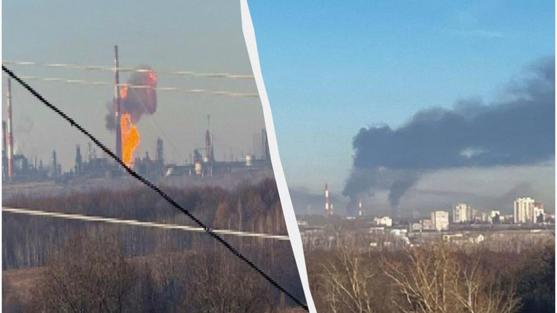Ukrayna Rusiyanın üç neft emalı zavodunun yerləşdiyi sənaye zonasını bombardman etdi