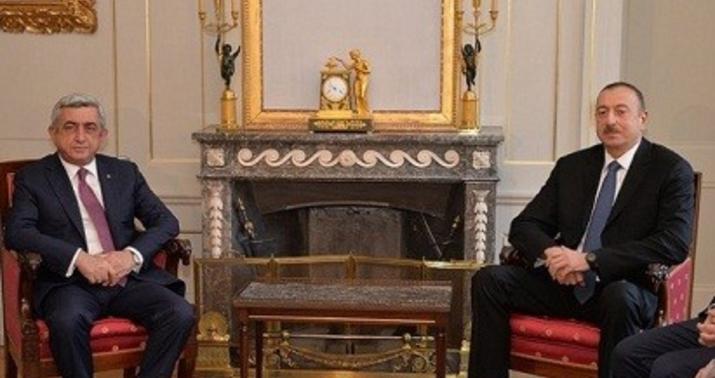 Prezidentlərin görüşü başa çatdı - FOTOLAR - YENİLƏNİB