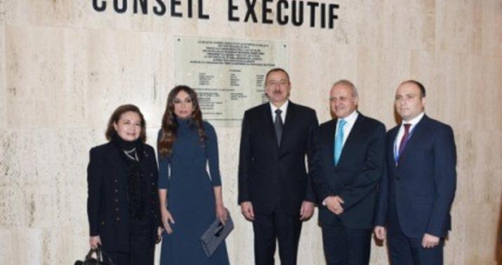 Prezident və xanımı Liderlər Forumunda