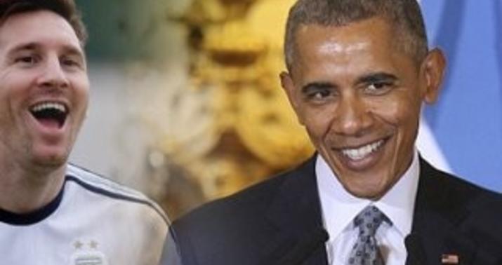Messidən Obamanın qızlarına hədiyyə - FOTOLAR
