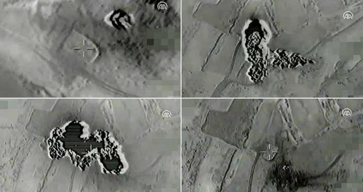 Türk qırıcıları İraqı belə bombaladı - VİDEO