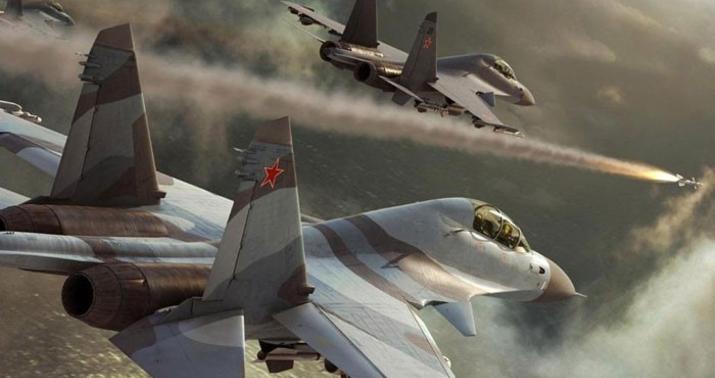 Əsəd və Putinin qırıcıları  İdlibi bombaladı - VİDEO