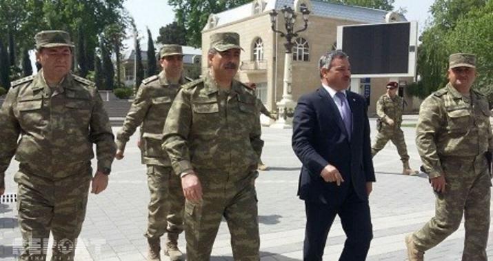 Zakir Həsənov Tərtərdə - “Düşmən postları dağıdıldı” - FOTO