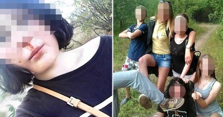 Məktəbli qızı döyüb fahişə olduğunu boynuna qoydular - ŞOK VİDEO 18+
