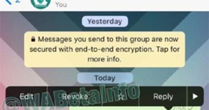 “WhatsApp”da yenilik