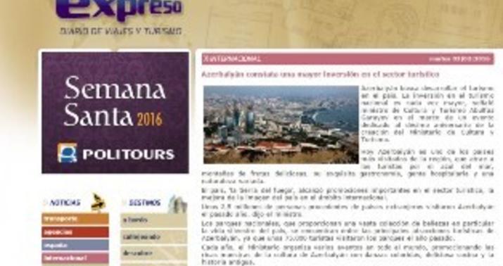 Azərbaycan turizmi İspaniya mətbuatında