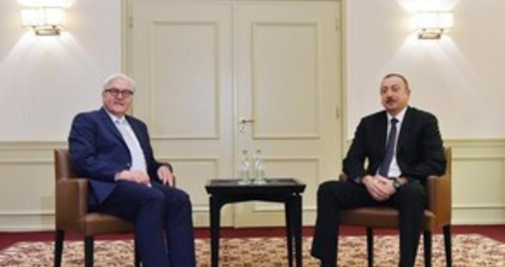 İlham Əliyev Almaniyanın XİN başçısıyla görüşdü