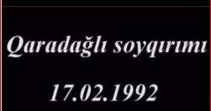 Qaradağlı qətliamından 24 il ötür